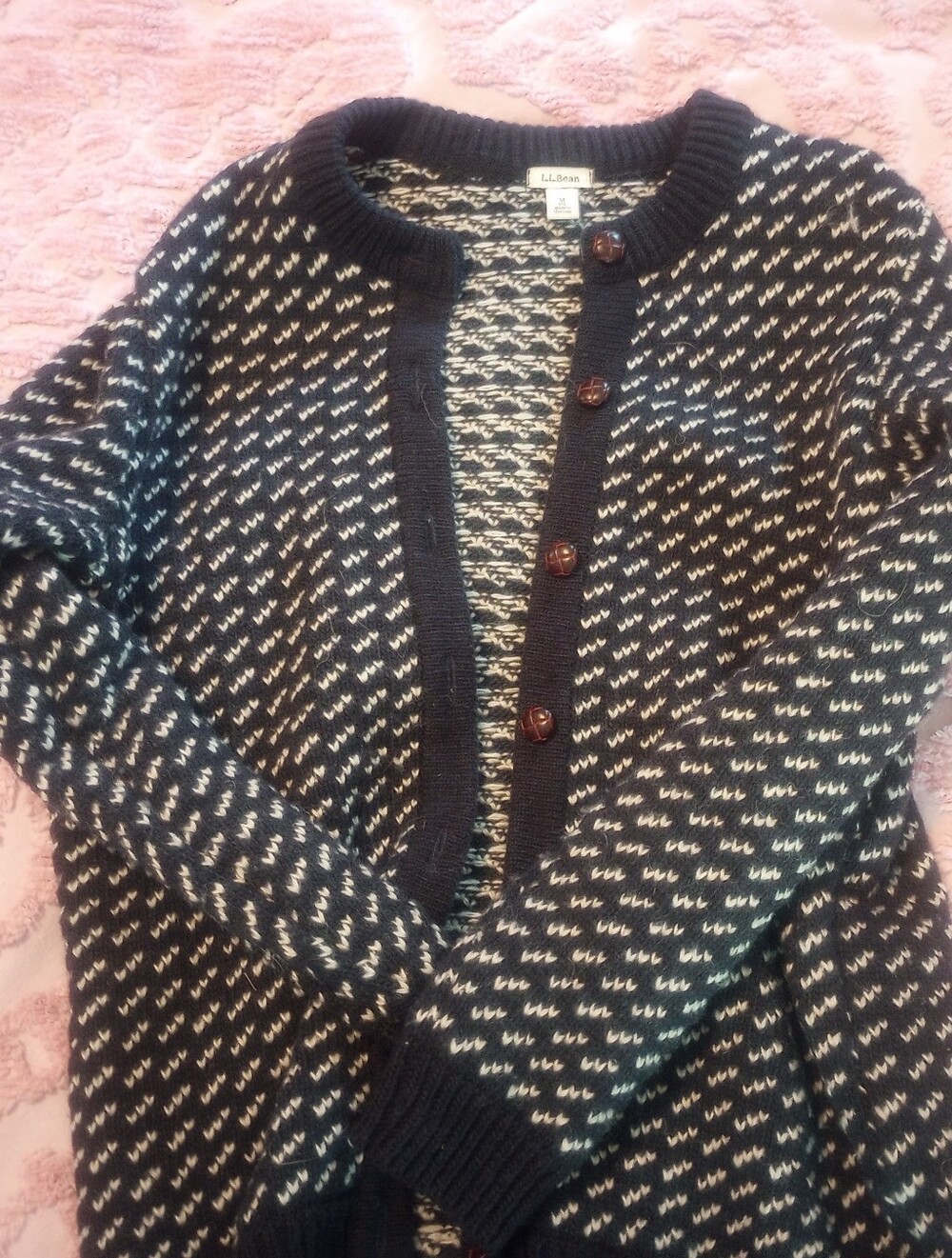 LL Bean Wool Cardigan